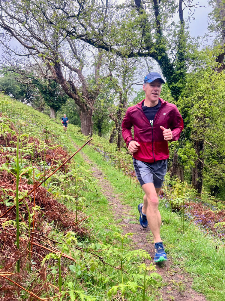 A happy runner on Exmoor